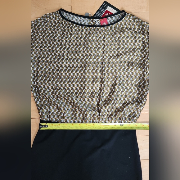 MICHELLE WINDHEUSER Mixed fabric dress in size 6 - Picture 12 of 16